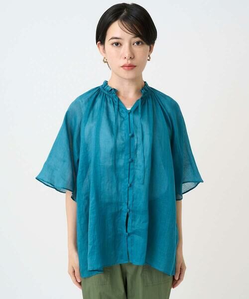 Maison de CINQ / メゾン ドゥ サンク シャツ・ブラウス | ラミーローンラグランスリーブブラウス | 詳細9