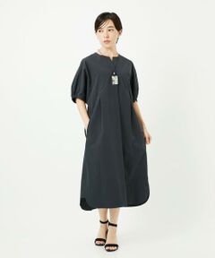 Maison de CINQ / メゾン ドゥ サンク ロング・マキシ丈ワンピース | [撥水加工]撥水タフタドルマンスリーブワンピース