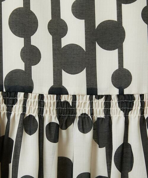 Maison de CINQ / メゾン ドゥ サンク ロング・マキシ丈ワンピース | ドットストライプシアーワンピース | 詳細10