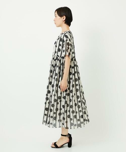 Maison de CINQ / メゾン ドゥ サンク ロング・マキシ丈ワンピース | ドットストライプシアーワンピース | 詳細3