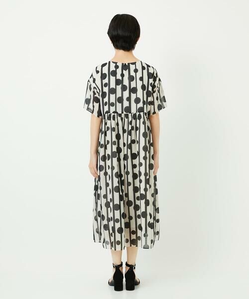 Maison de CINQ / メゾン ドゥ サンク ロング・マキシ丈ワンピース | ドットストライプシアーワンピース | 詳細4