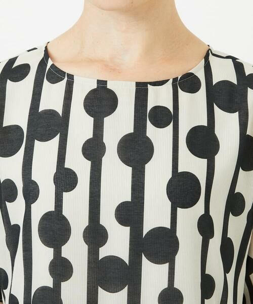 Maison de CINQ / メゾン ドゥ サンク ロング・マキシ丈ワンピース | ドットストライプシアーワンピース | 詳細6