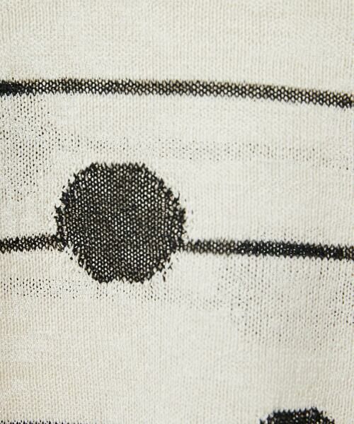 Maison de CINQ / メゾン ドゥ サンク ニット・セーター | ペーパーヤーンドット5分袖ニット | 詳細10