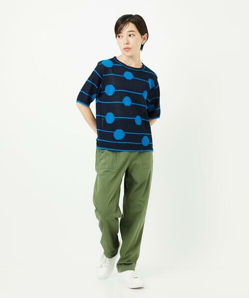 Maison de CINQ / メゾン ドゥ サンク ニット・セーター | ペーパーヤーンドット5分袖ニット | 詳細12