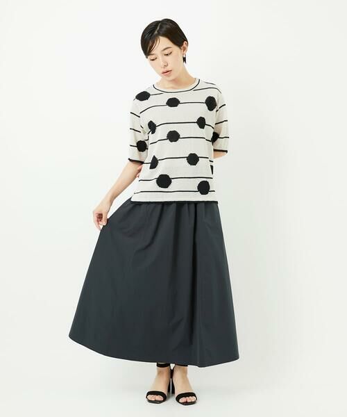 Maison de CINQ / メゾン ドゥ サンク ニット・セーター | ペーパーヤーンドット5分袖ニット | 詳細14