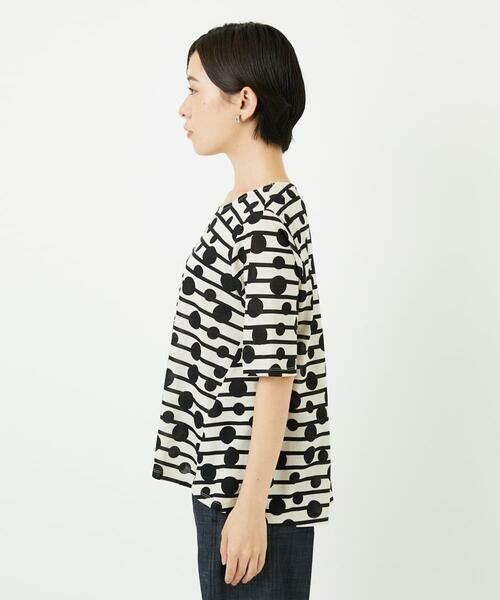 Maison de CINQ / メゾン ドゥ サンク カットソー | ドライタッチドットボーダーカットソー | 詳細5