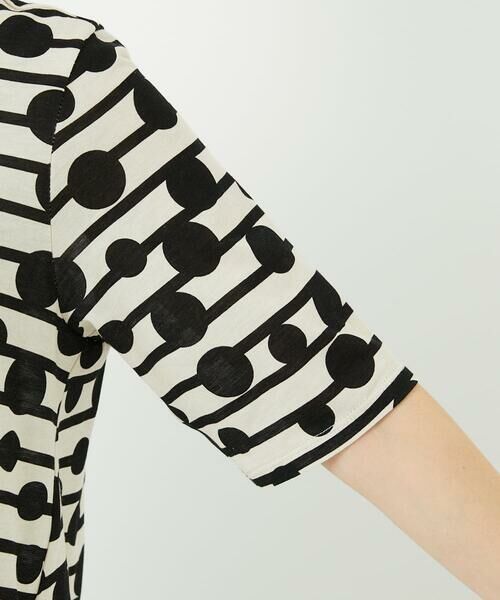 Maison de CINQ / メゾン ドゥ サンク カットソー | ドライタッチドットボーダーカットソー | 詳細8