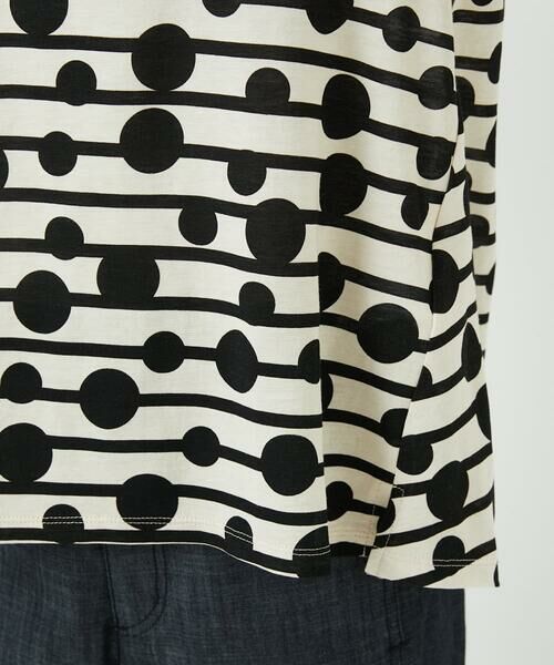 Maison de CINQ / メゾン ドゥ サンク カットソー | ドライタッチドットボーダーカットソー | 詳細9