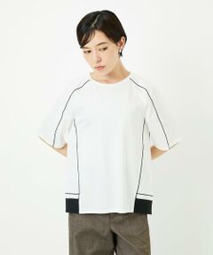 Maison de CINQ / メゾン ドゥ サンク カットソー | [接触冷感/紫外線カット/速乾/遮熱]メロウラインカットソー