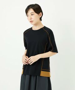 Maison de CINQ / メゾン ドゥ サンク カットソー | [接触冷感/紫外線カット/速乾/遮熱]メロウラインカットソー