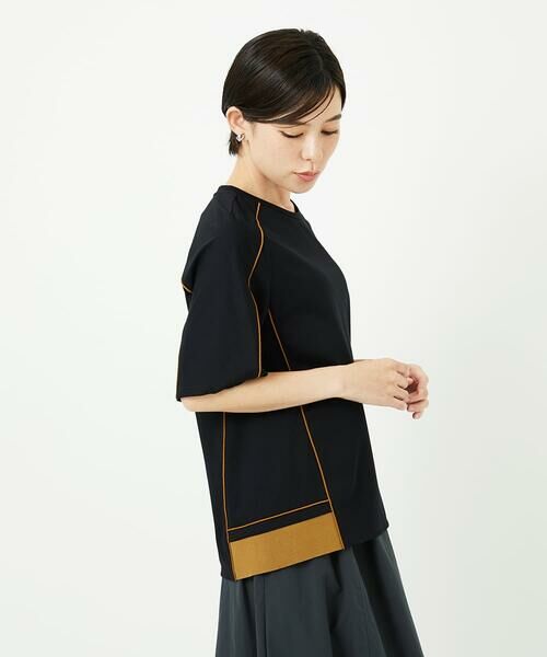 Maison de CINQ / メゾン ドゥ サンク カットソー | [接触冷感/紫外線カット/速乾/遮熱]メロウラインカットソー | 詳細1