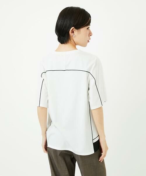 Maison de CINQ / メゾン ドゥ サンク カットソー | [接触冷感/紫外線カット/速乾/遮熱]メロウラインカットソー | 詳細4