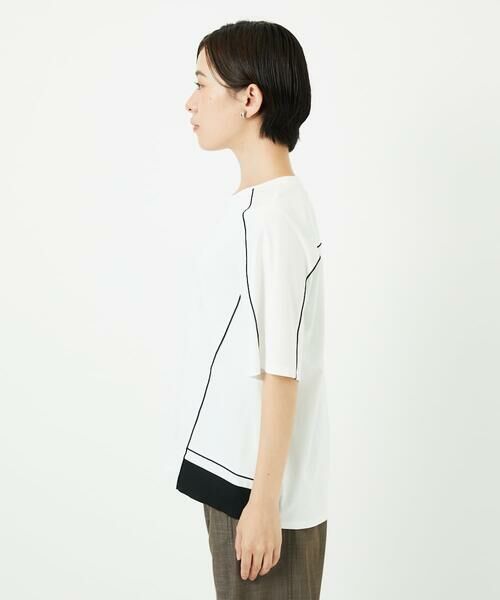 Maison de CINQ / メゾン ドゥ サンク カットソー | [接触冷感/紫外線カット/速乾/遮熱]メロウラインカットソー | 詳細6