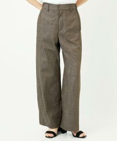 Maison de CINQ / メゾン ドゥ サンク チノ・ワークパンツ | デニム調シャンブレーストレッチワイドパンツ