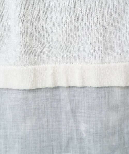 Maison de CINQ / メゾン ドゥ サンク カーディガン・ボレロ | シアーコットンニットカーディガン | 詳細12