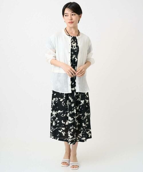 Maison de CINQ / メゾン ドゥ サンク カーディガン・ボレロ | シアーコットンニットカーディガン | 詳細13