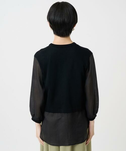 Maison de CINQ / メゾン ドゥ サンク カーディガン・ボレロ | シアーコットンニットカーディガン | 詳細7