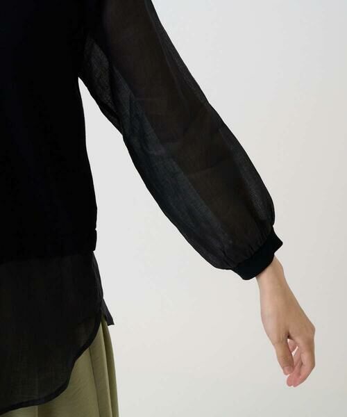 Maison de CINQ / メゾン ドゥ サンク カーディガン・ボレロ | シアーコットンニットカーディガン | 詳細9