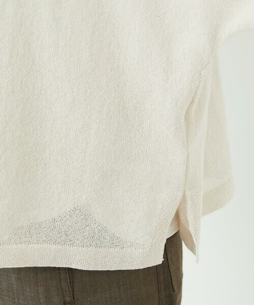 Maison de CINQ / メゾン ドゥ サンク カーディガン・ボレロ | ペーパーヤーンドルマンスリーブカーディガン | 詳細10