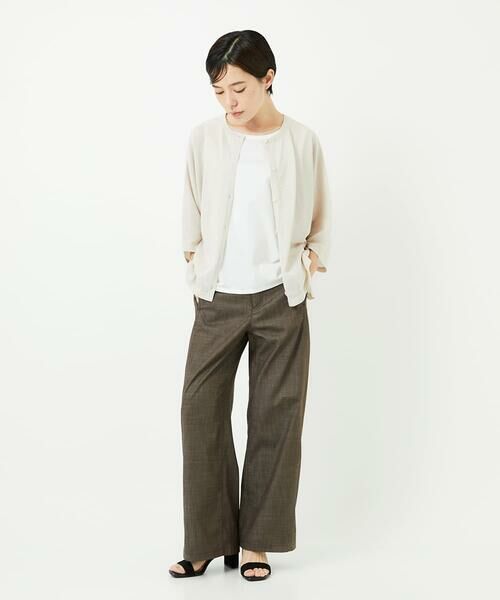 Maison de CINQ / メゾン ドゥ サンク カーディガン・ボレロ | ペーパーヤーンドルマンスリーブカーディガン | 詳細16