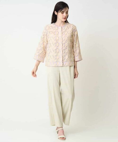 Maison de CINQ / メゾン ドゥ サンク シャツ・ブラウス | カットジャガードブラウス | 詳細19