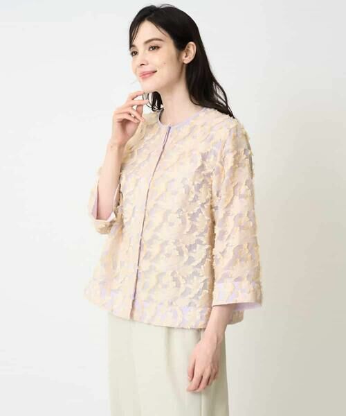 Maison de CINQ / メゾン ドゥ サンク シャツ・ブラウス | カットジャガードブラウス | 詳細2