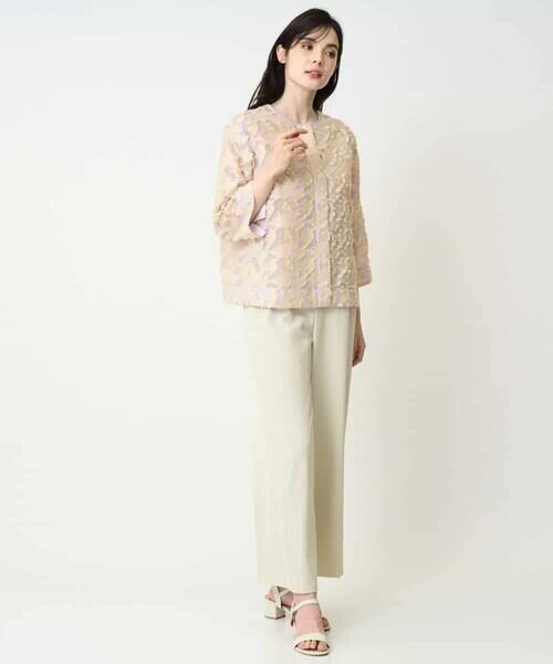 Maison de CINQ / メゾン ドゥ サンク シャツ・ブラウス | カットジャガードブラウス | 詳細20