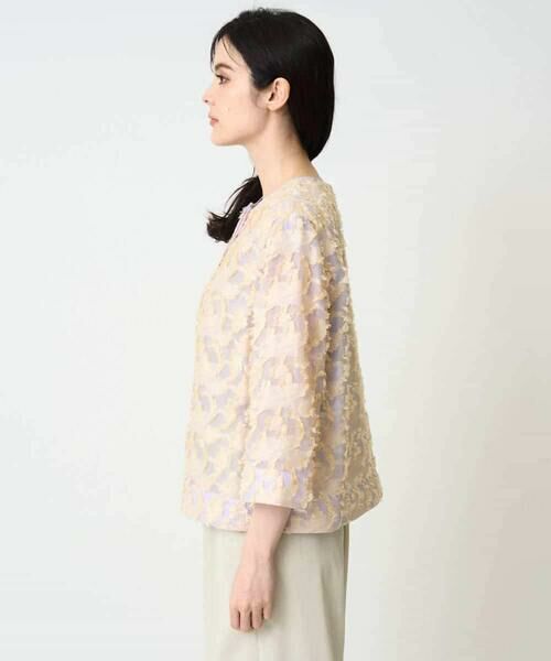 Maison de CINQ / メゾン ドゥ サンク シャツ・ブラウス | カットジャガードブラウス | 詳細4