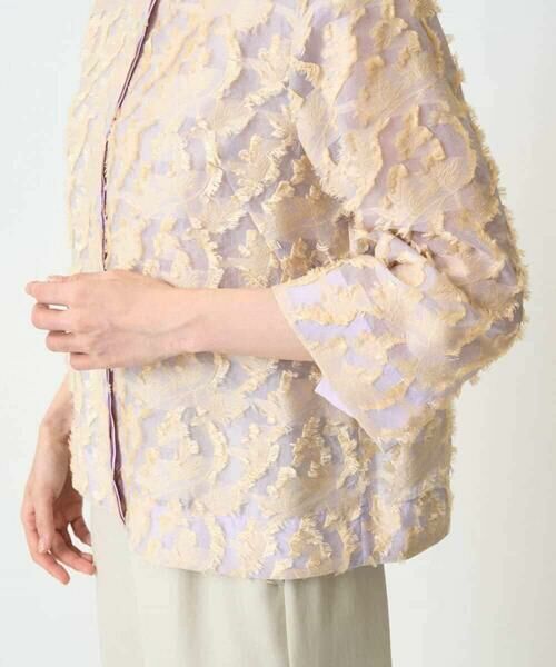 Maison de CINQ / メゾン ドゥ サンク シャツ・ブラウス | カットジャガードブラウス | 詳細7