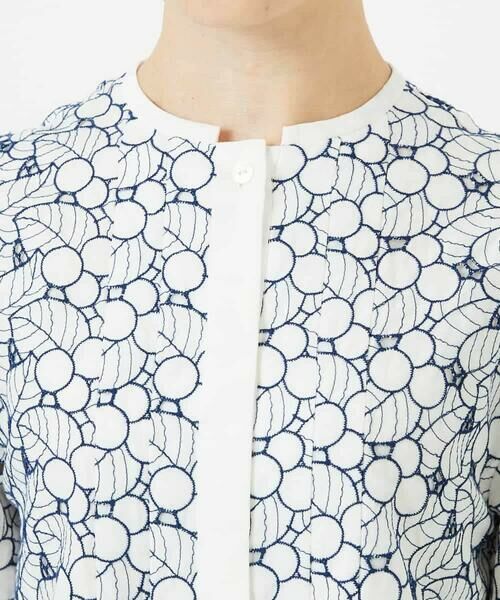 Maison de CINQ / メゾン ドゥ サンク ロング・マキシ丈ワンピース | アイレットリーフ刺繍ワンピース | 詳細1