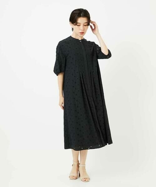 Maison de CINQ / メゾン ドゥ サンク ロング・マキシ丈ワンピース | アイレットリーフ刺繍ワンピース | 詳細16