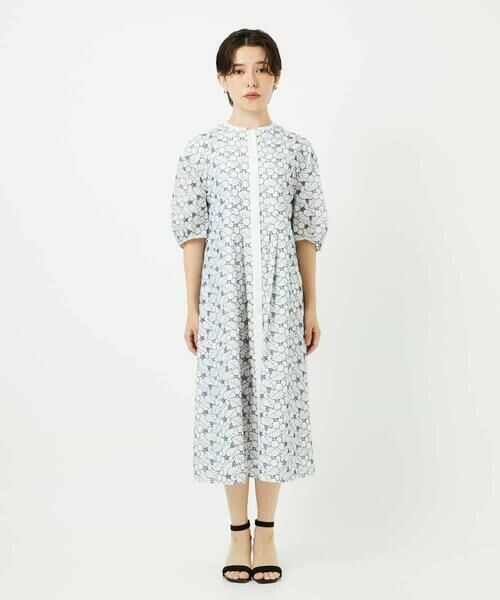 Maison de CINQ / メゾン ドゥ サンク ロング・マキシ丈ワンピース | アイレットリーフ刺繍ワンピース | 詳細19