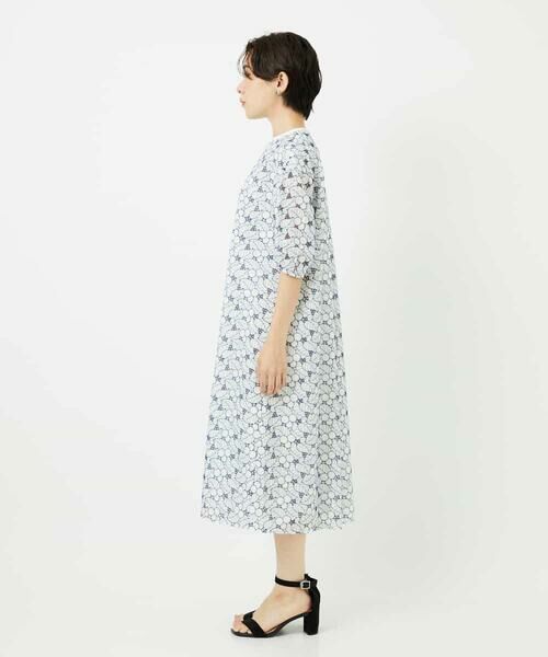 Maison de CINQ / メゾン ドゥ サンク ロング・マキシ丈ワンピース | アイレットリーフ刺繍ワンピース | 詳細20