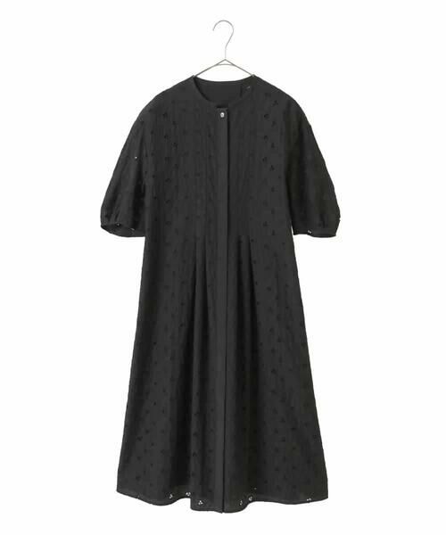 Maison de CINQ / メゾン ドゥ サンク ロング・マキシ丈ワンピース | アイレットリーフ刺繍ワンピース | 詳細7