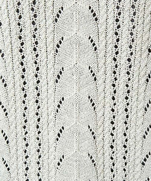 Maison de CINQ / メゾン ドゥ サンク ベスト | 透かし編みニットベスト | 詳細16