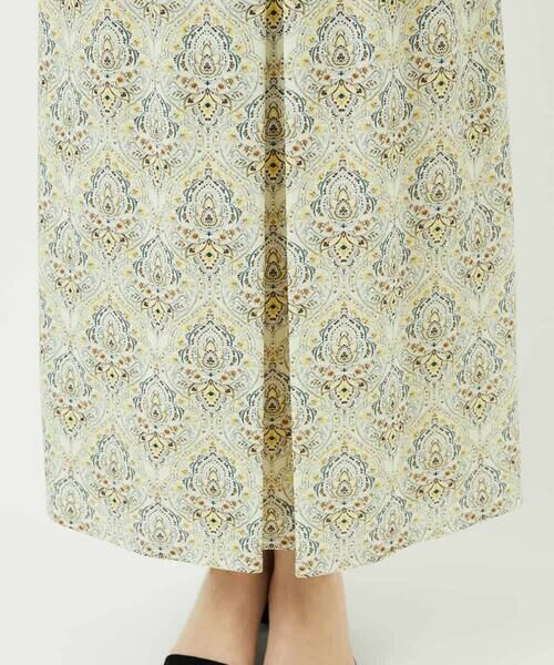 Maison de CINQ / メゾン ドゥ サンク ロング・マキシ丈スカート | [セットアップ対応]エキゾチックダマスクプリントスカート | 詳細10