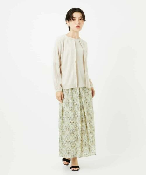 Maison de CINQ / メゾン ドゥ サンク ロング・マキシ丈スカート | [セットアップ対応]エキゾチックダマスクプリントスカート | 詳細19