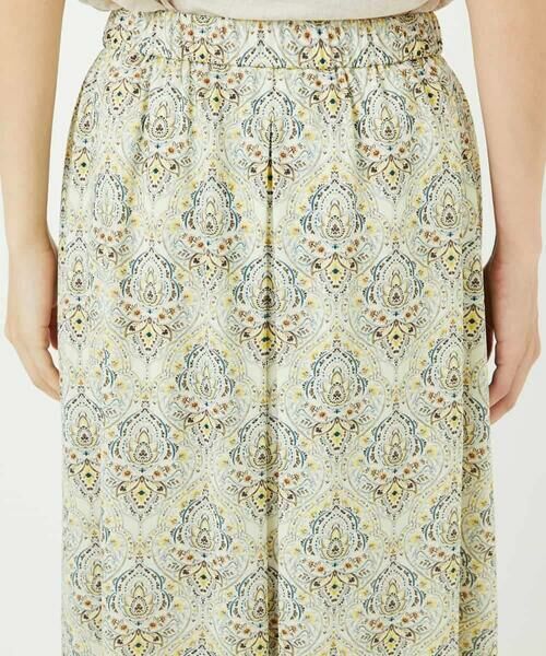 Maison de CINQ / メゾン ドゥ サンク ロング・マキシ丈スカート | [セットアップ対応]エキゾチックダマスクプリントスカート | 詳細7