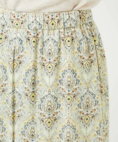 Maison de CINQ / メゾン ドゥ サンク ロング・マキシ丈スカート | [セットアップ対応]エキゾチックダマスクプリントスカート | 詳細9