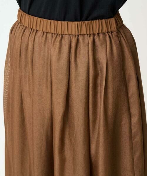 Maison de CINQ / メゾン ドゥ サンク ロング・マキシ丈スカート | タックフレアースカート | 詳細5