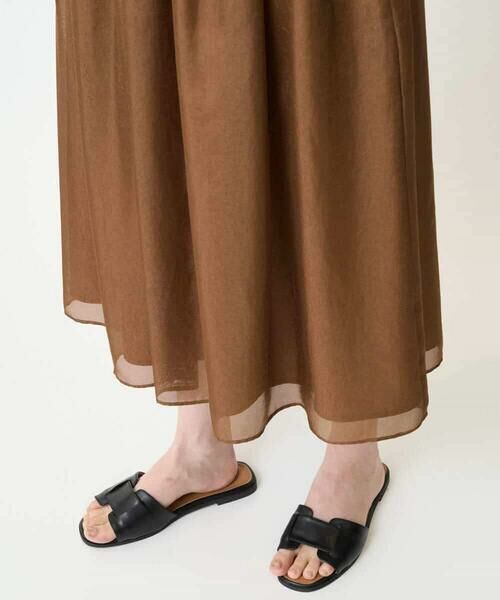 Maison de CINQ / メゾン ドゥ サンク ロング・マキシ丈スカート | タックフレアースカート | 詳細7