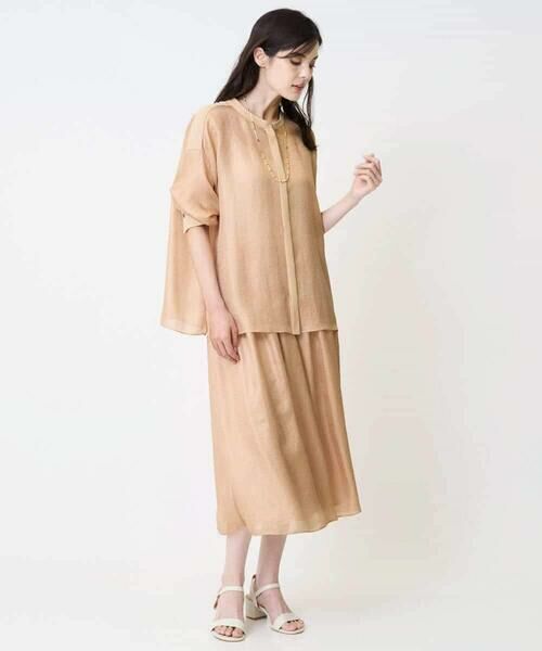 Maison de CINQ / メゾン ドゥ サンク ロング・マキシ丈スカート | タックフレアースカート | 詳細9