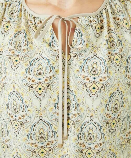 Maison de CINQ / メゾン ドゥ サンク カットソー | [セットアップ対応]エキゾチックダマスクプリントカットソー | 詳細10