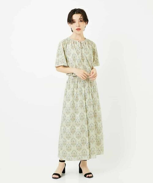 Maison de CINQ / メゾン ドゥ サンク カットソー | [セットアップ対応]エキゾチックダマスクプリントカットソー | 詳細13