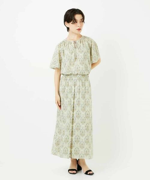 Maison de CINQ / メゾン ドゥ サンク カットソー | [セットアップ対応]エキゾチックダマスクプリントカットソー | 詳細14