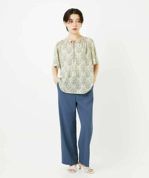 Maison de CINQ / メゾン ドゥ サンク カットソー | [セットアップ対応]エキゾチックダマスクプリントカットソー | 詳細20