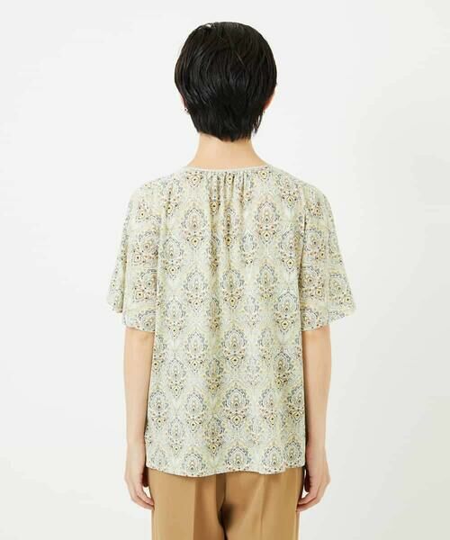 Maison de CINQ / メゾン ドゥ サンク カットソー | [セットアップ対応]エキゾチックダマスクプリントカットソー | 詳細6