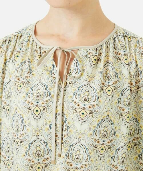Maison de CINQ / メゾン ドゥ サンク カットソー | [セットアップ対応]エキゾチックダマスクプリントカットソー | 詳細7