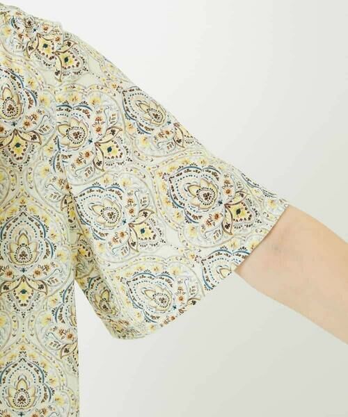 Maison de CINQ / メゾン ドゥ サンク カットソー | [セットアップ対応]エキゾチックダマスクプリントカットソー | 詳細8