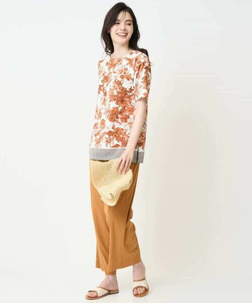 Maison de CINQ / メゾン ドゥ サンク カットソー | フローラルプリントカットソー | 詳細11